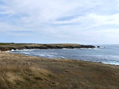Quiberon, Ağustos 2025: Britanya 'nın Morbihan Körfezi' nde Quiberon yarımadasında yürüyüş
