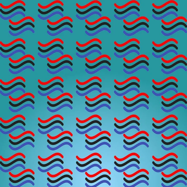 Patterns Couleurs Rouge Noir Bleu — Stock Photo, Image