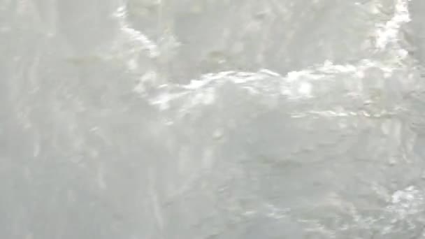 급류를 이루며 흐르는 급류에서 빠르게 흐르는 위스키 — 비디오