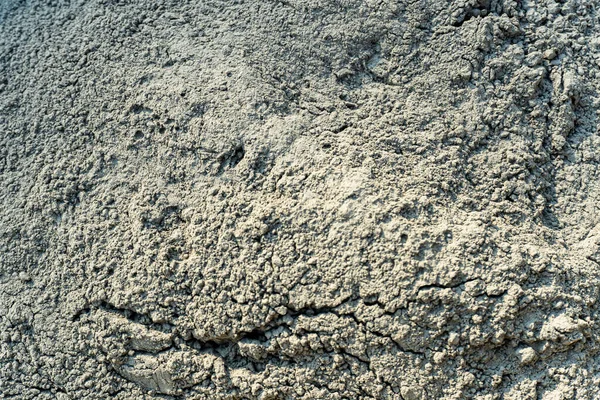 Gray wet cement powder
