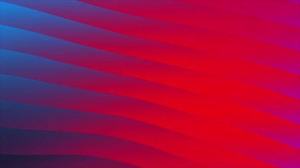 Color Gradient Wave Background Abstract Red Color Shadow Wave Background — Stock Video