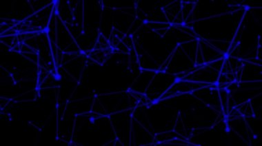 Abstract dot and communication plexus. Abstract technology and science background. Abstract Plexus blue Geometrical Shapes. 3d vector illustration.