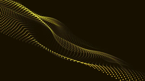 Abstract technology wave. Looping animated background made with trapcode form. Abstract digital forms background. Trapcode Form Glowing Dots and Lines Background.