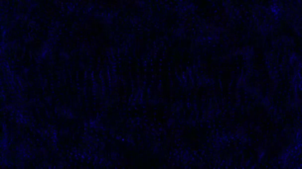 Абстрактный Футуристический Фон Динамические Частицы Точечной Волны Течет Над Темнотой — стоковое видео