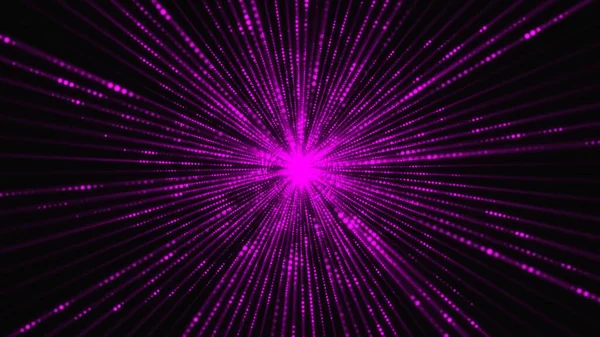 Colorido Fogos Artifício Fundo Preto Estrela Explosão Mágica Com Partículas — Fotografia de Stock