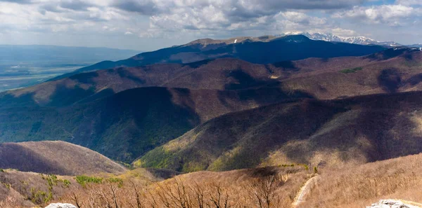 Vue Sur Montagne Depuis Stara Planina Les Bolkans Bulgarie — Photo