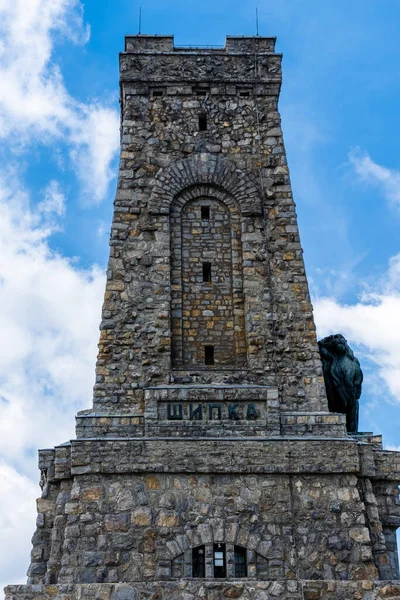 纪念1877 1878年保加利亚希普卡战役的自由纪念碑 — 图库照片