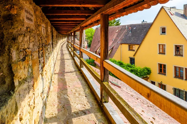 Rothenburg Der Taubero Casco Antiguo Calles Arquitecturas —  Fotos de Stock