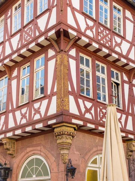 Gamla Traditionella Byggnader Frankfurt Tyskland — Stockfoto