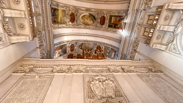 Interior Famosa Salzburger Dom Austria — Foto de Stock