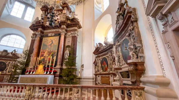 stock image The interior of famous Salzburger Dom, Austria