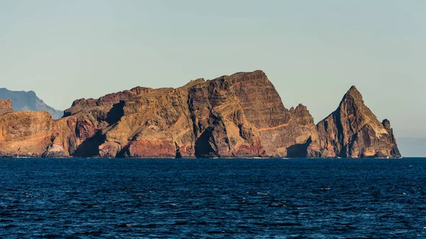 stock image Beautiful mountain landscape and ocean coast of Madeira island, Portugal