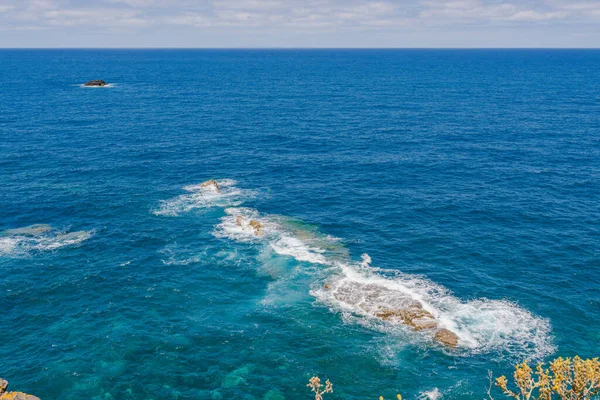 Bellissimo Paesaggio Montano Costa Oceanica Dell Isola Madeira Portogallo — Foto Stock