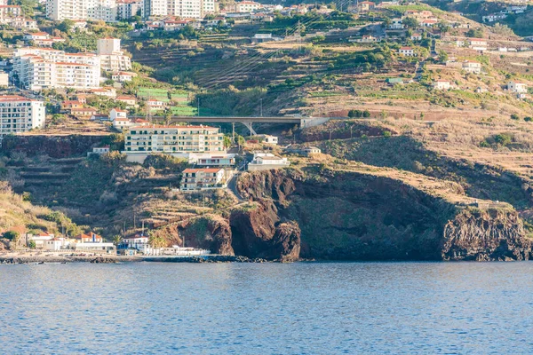 Krásná Horská Krajina Oceánské Pobřeží Ostrova Madeira Portugalsko — Stock fotografie