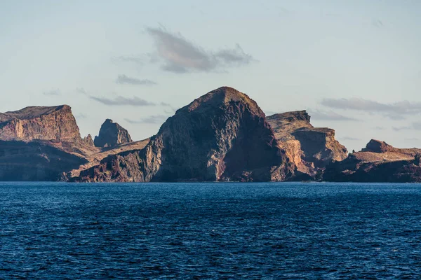 stock image Beautiful mountain landscape and ocean coast of Madeira island, Portugal