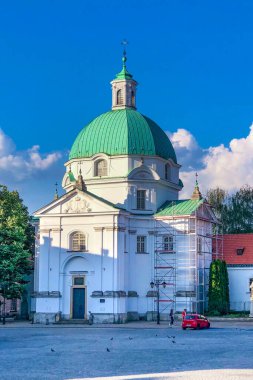 Old Town Market Meydanı, sokak manzaralı, Varşova, Polonya