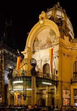 Prag şehir eski kasaba meydanında