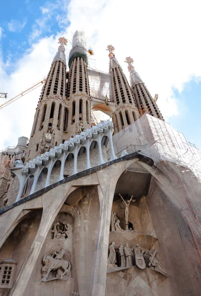 Sagrada Familia Kathedraal Barcelona Spanje — Stockfoto
