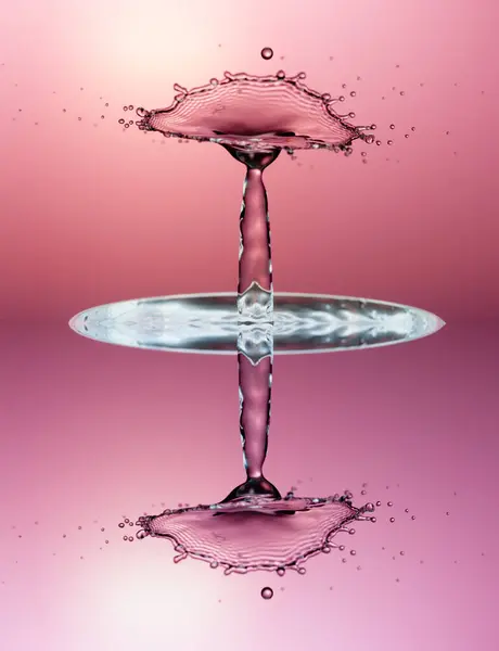 Stock image Water Drop with Ripples on water surface