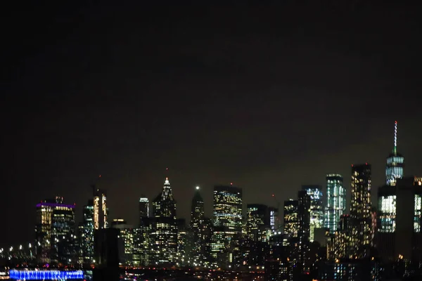 Небоскребы Центре Манхэттена Нью Йорк — стоковое фото
