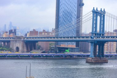 Midtown Manhattan 'daki gökdelenler, şehir merkezi, New York City