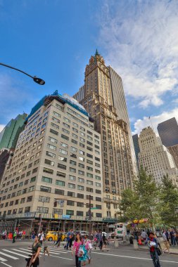 Midtown Manhattan 'daki gökdelenler, şehir merkezi, New York City