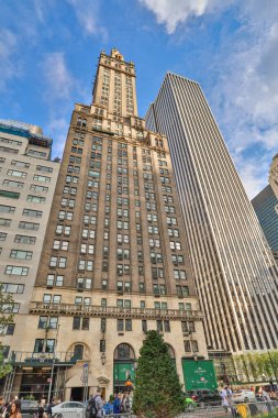 Midtown Manhattan 'daki gökdelenler, şehir merkezi, New York City