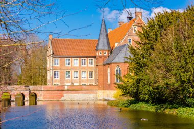 Burg Hulshoff, Munster, Kale ve park, Almanya