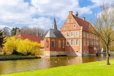 Burg Hulshoff, Munster, Kale ve park, Almanya