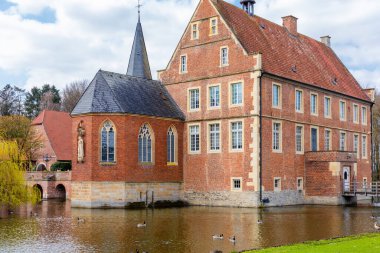 Burg Hulshoff, Munster, Kale ve park, Almanya