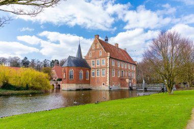 Burg Hulshoff, Munster, Kale ve park, Almanya