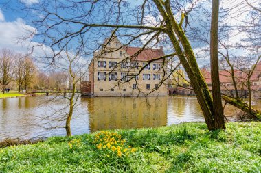 Burg Hulshoff, Munster, Kale ve park, Almanya