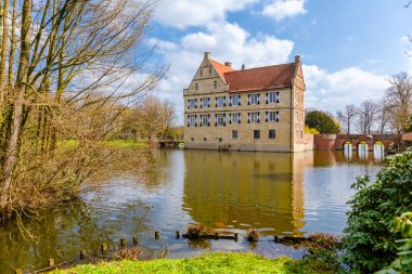 Burg Hulshoff, Munster, Kale ve park, Almanya