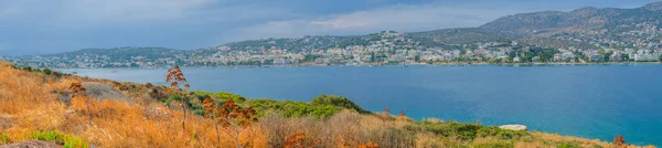 Scenic View Clear Blue Sea Natural Landscape Greece — Stock Photo, Image