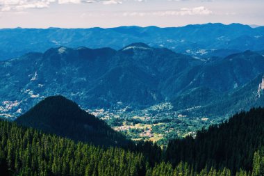 Bulgaristan 'daki Rodop dağlarının güzel manzarası