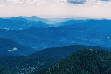 Bulgaristan 'daki Rodop dağlarının güzel manzarası