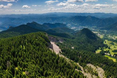 Bulgaristan 'daki Rodop dağlarının güzel manzarası