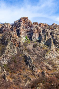 Bulgaristan 'daki Rodop dağlarının güzel manzarası