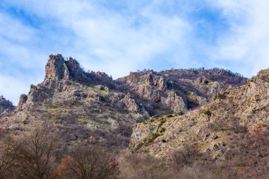 Bulgaristan 'daki Rodop dağlarının güzel manzarası