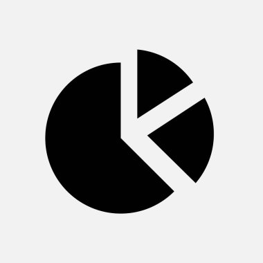 Pasta grafiği simgesi. düz dizayn biçimi 10