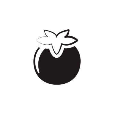 Moda tarzında izole edilmiş domates simgesi