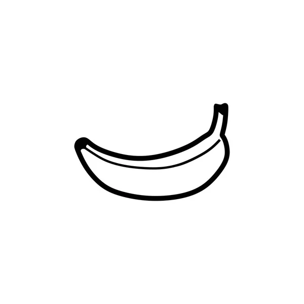 Banana Icon Vector Illustration — Stock Vector