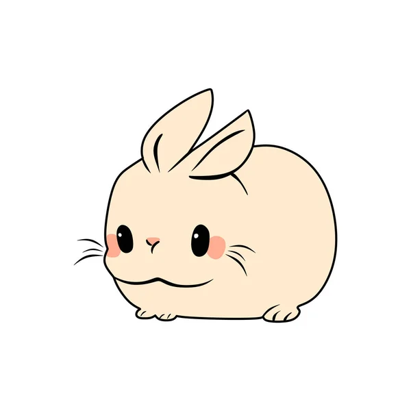 Vektor Illustration Von Niedlichen Cartoon Kaninchen — Stockvektor