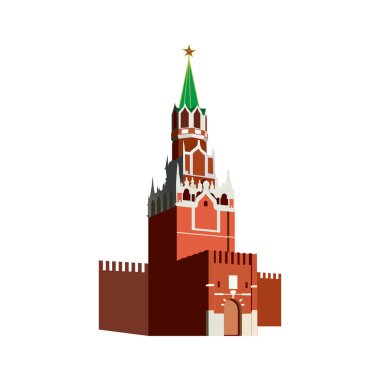 Kremlin simgesi, vektör illüstrasyonu