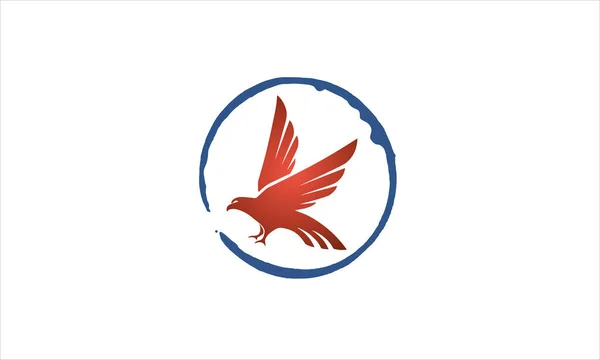 Plantilla Logotipo Ala Águila — Archivo Imágenes Vectoriales