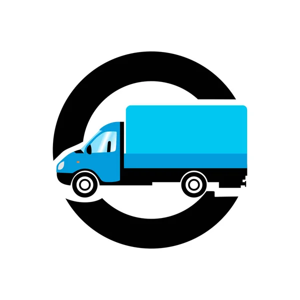 Ciężarówka Ikona Wektor Ilustracja — Wektor stockowy
