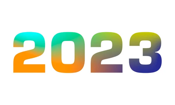 Новогодний Креативный Дизайн Новым 2023 Годом Векторный Eps10 — стоковый вектор