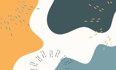 Renkli dokuya sahip soyut arkaplan. Grunge desenli minimalist bir stil. Sancaklar, sosyal medya iletileri, posterleri vs. için vektör şablonu