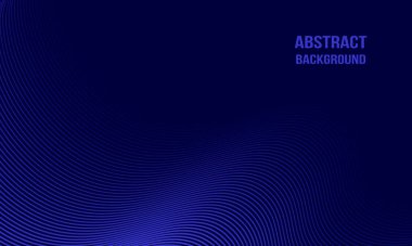 Soyut mavi arkaplan. Mavi arka planda mavi dalga. Gradyan çizgi dokusu. vektör eps10