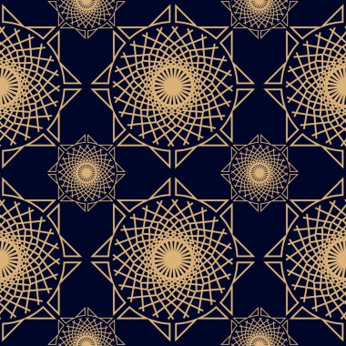 Soyut geometrik dikişsiz desen